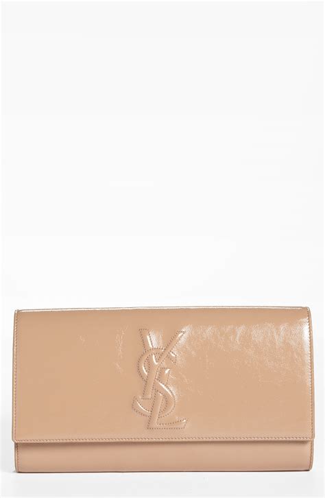 ysl y clutch beige|ysl clutch nordstrom.